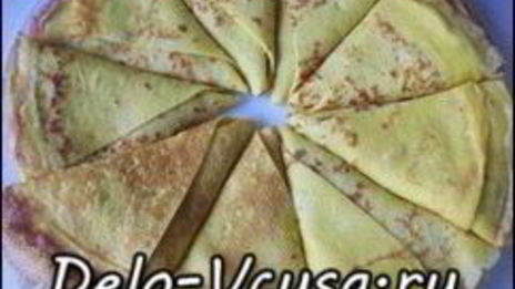 бендерики с мясом — блинчики с сырым фаршем