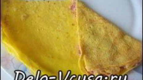 бендерики с мясом — блинчики с сырым фаршем