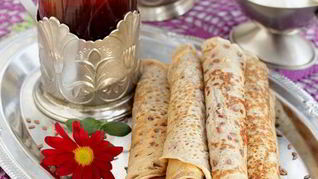 Блинчики с льняной мукой и льняными семечками