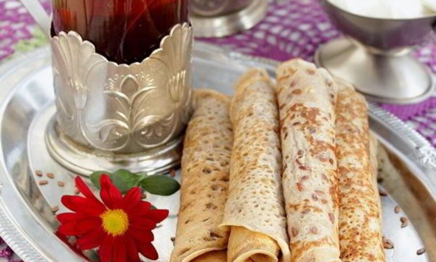 Рецепт блинчиков с льняной мукой и льняными семечками