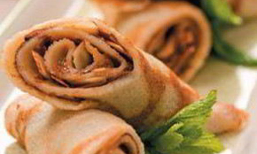 Рецепт блинчиков с орехами