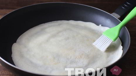 блинчики с ветчиной и сыром