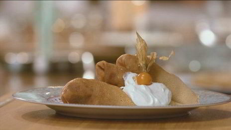 блинчики с яблоками