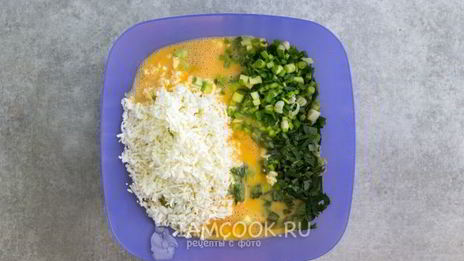 блины из кабачков с сыром и зеленью