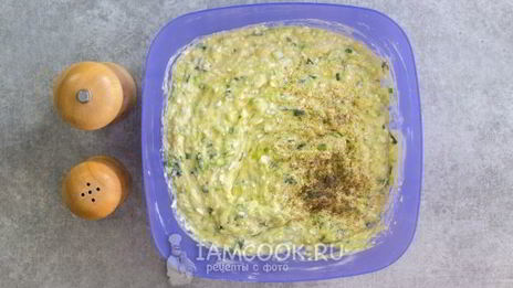 блины из кабачков с сыром и зеленью