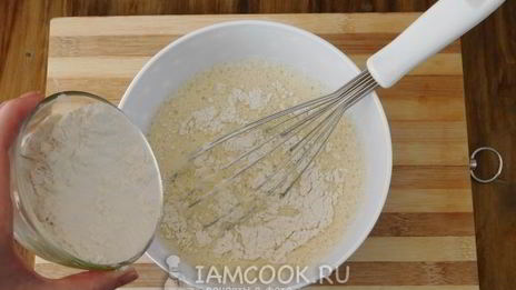 блины на кефире с кипятком