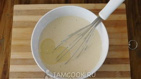 блины на кефире с кипятком