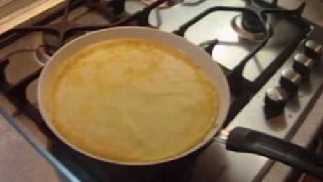 блины на керамической сковороде