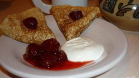 блины на сыворотке с тыквой