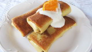 Блины с апельсином