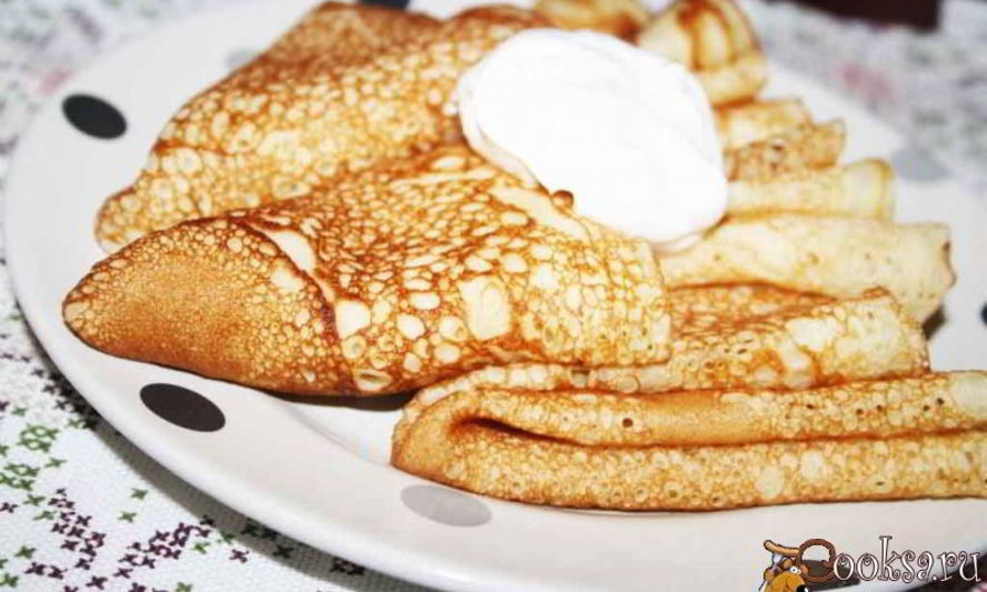 Рецепт дрожжевых блинов