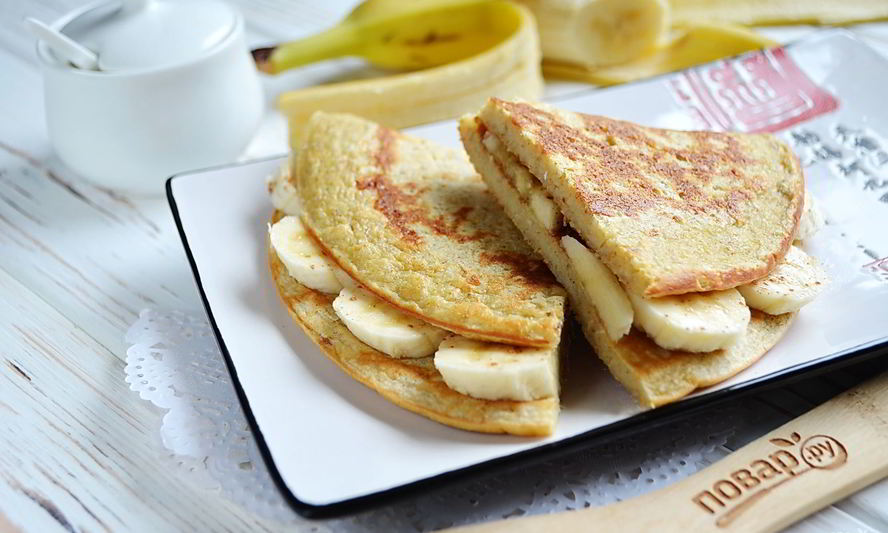 Рецепт овсяноблина с полезной начинкой