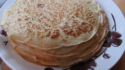 Блины на молоке