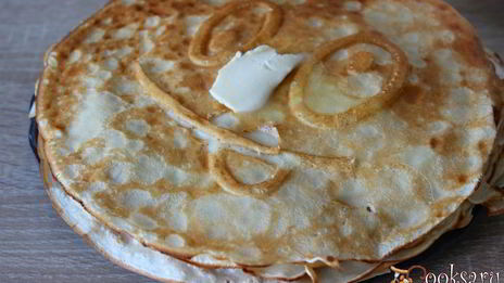 сладкие блинчики на кислом молоке