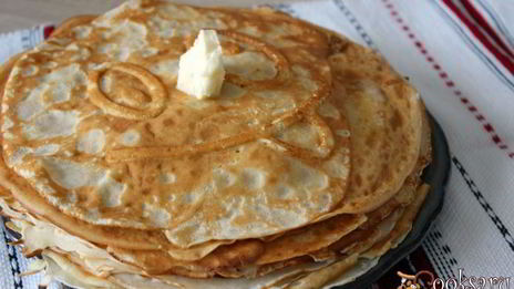 сладкие блинчики на кислом молоке