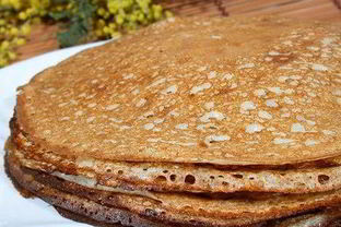 Тонкие блинчики на кефире