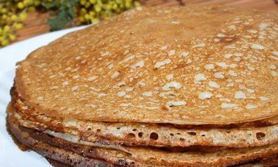 Рецепт тонких блинчиков на кефире