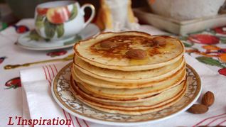 Творожно-ореховые блинчики