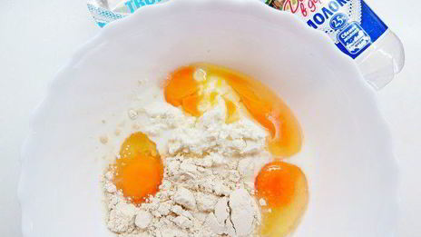 творожные блинчики с зеленью