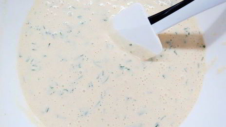 творожные блинчики с зеленью