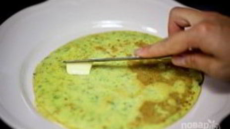 воздушные блинчики из кабачков с зеленью