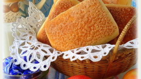 булочки игры с тестом