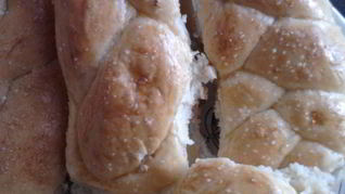 Булочки-косички с сахаром