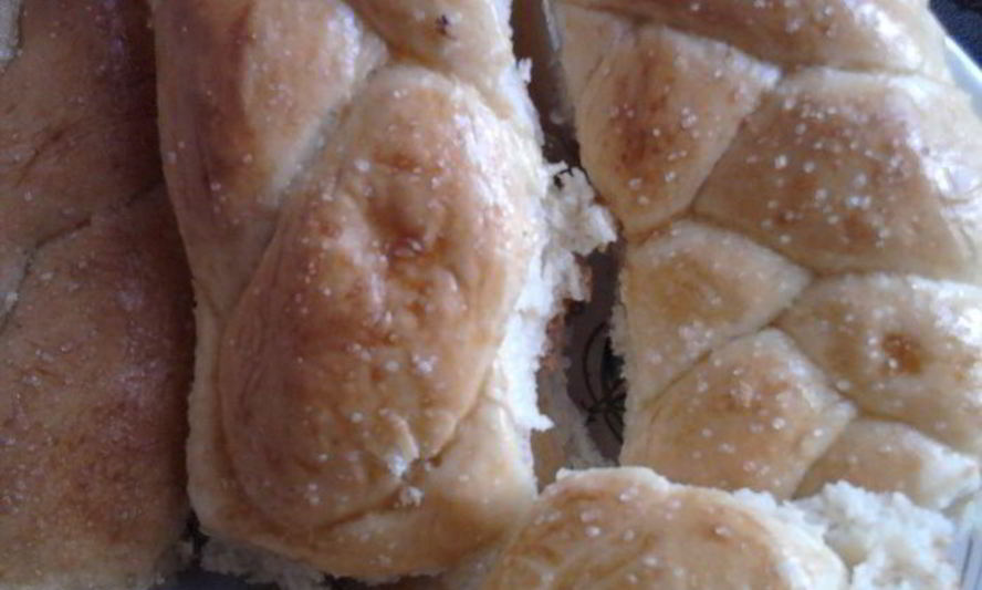 Рецепт булочек-косичек с сахаром