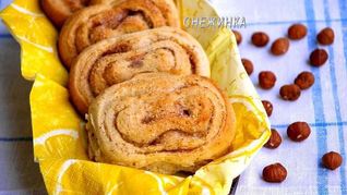 Булочки на фундуке с корицей