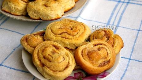 булочки на фундуке с корицей