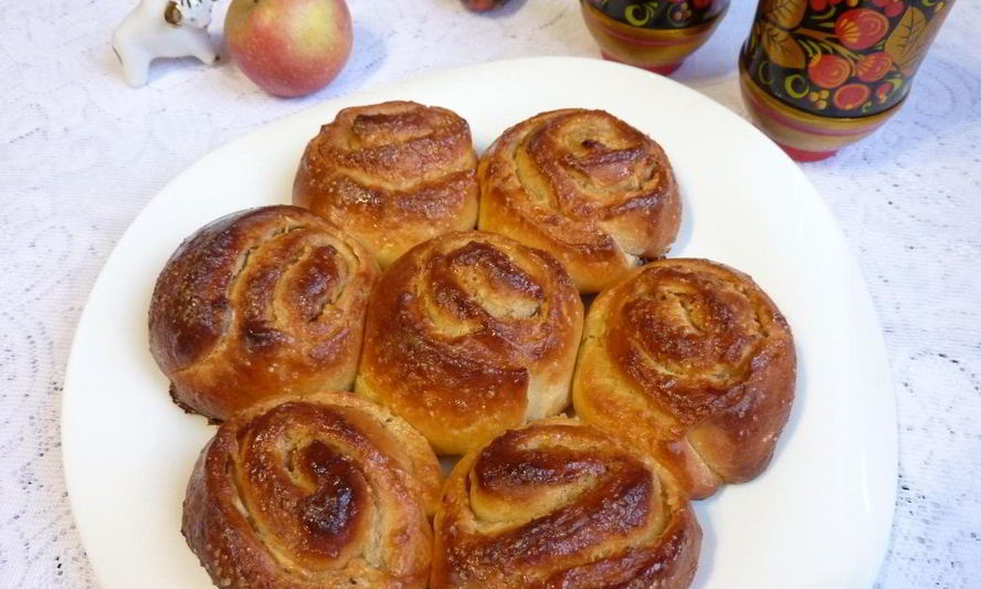 Рецепт булочек розочки из дрожжевого теста