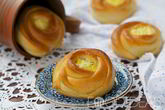 Булочки Розочки с творогом