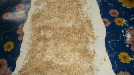 булочки с корицей и яблоками