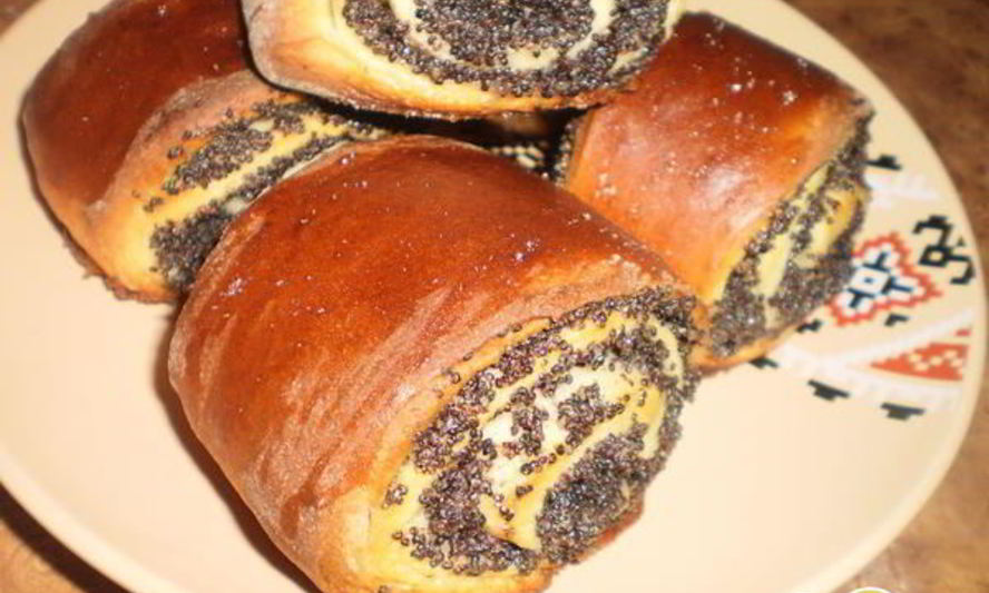 Рецепт булочек с маком