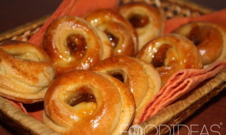 Рецепт булочек с вареньем