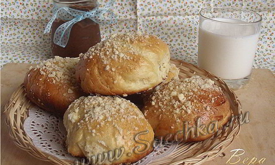Рецепт булочек со штрейзелем