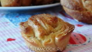 Домашние булочки — капкейки и завитки