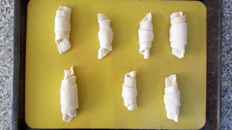 круассаны с шоколадно-маковой начинкой