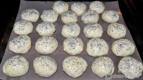 творожные булочки с маком