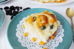 Творожные ватрушки под сливками