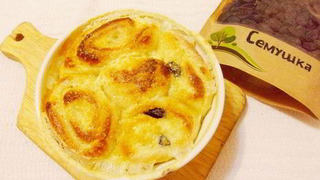 творожные ватрушки под сливками