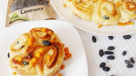 творожные ватрушки под сливками