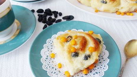 творожные ватрушки под сливками