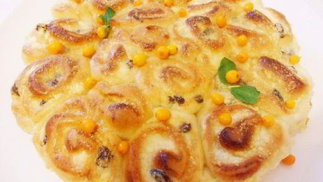 творожные ватрушки под сливками