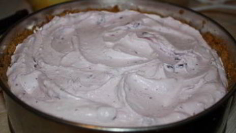 черничный чизкейк без выпечки