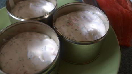 чизкейк с семгой