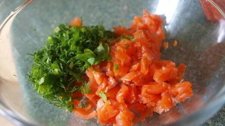 чизкейк с семгой