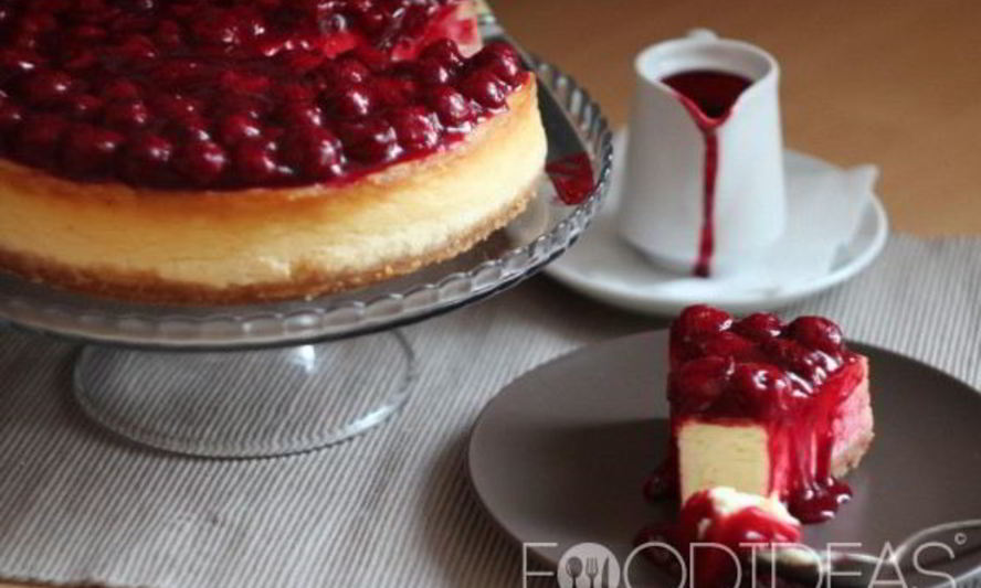 Рецепт чизкейка с вишней