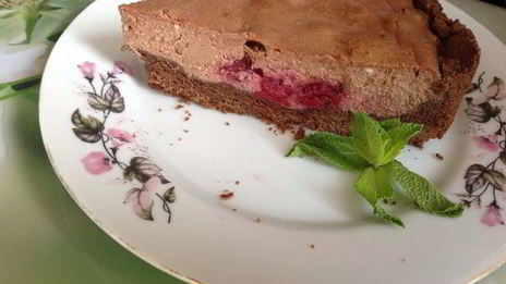 чизкейк шоколадная вишенка