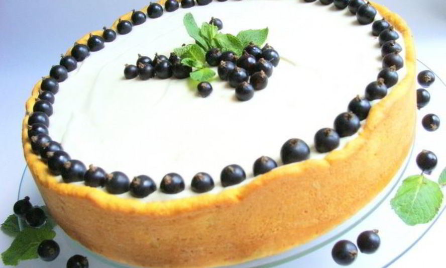 Рецепт чизкейка со смородиной, маскарпоне и апельсиновым тестом